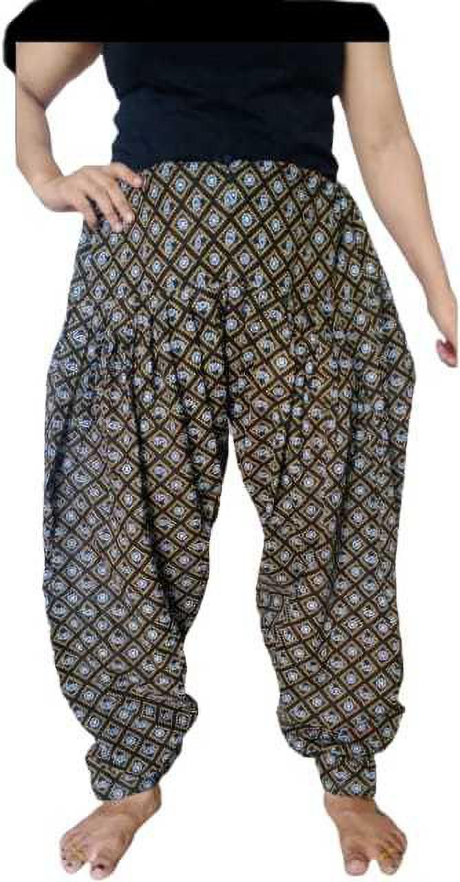 prabha creations Pure Cotton Printed Women ["Pink"] Salwar-picture-25
