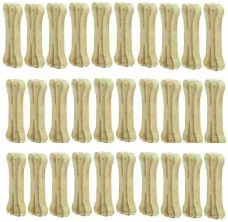 slatters be royal store Dog Pet Food Press Bone Calcium & Twisted Chicken Dog Chew 3 Inch Pack of 30 Chicken Dog & Cat Chew-picture-25