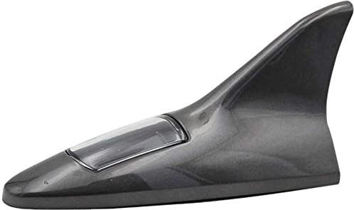 Solar Powered Car Shark Fin Antenna LED Warning Flash Tail Led Warning Light Satellite Vehicle Antenna