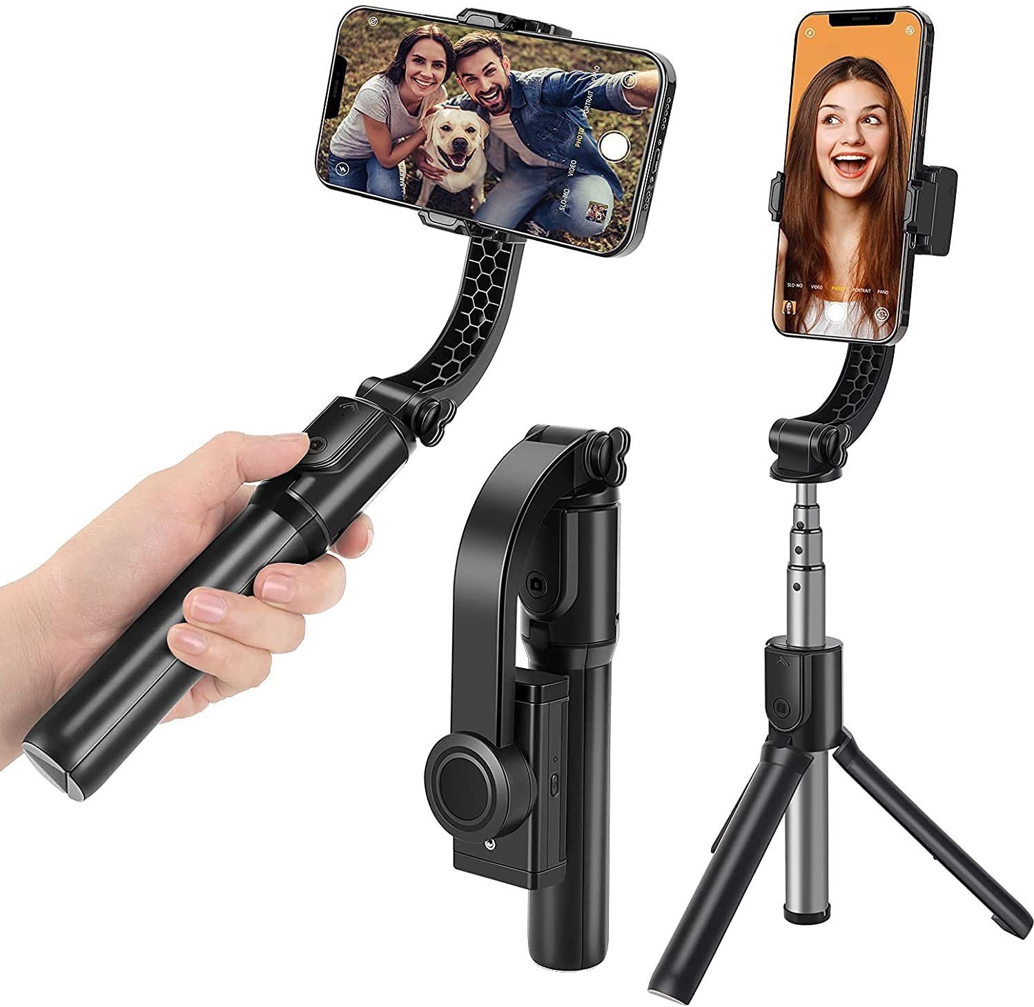 Hold up Gimbal Stabilizer for Smartphone Mobile Stabilizer Selfie Stick Tripod Single Gimbal for Mobile, Camera