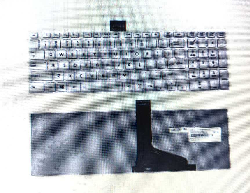 TechSonic Laptop Keyboard Compatible for C870D C875 C875D L850 (White) Laptop Keyboard Replacement Key image 1