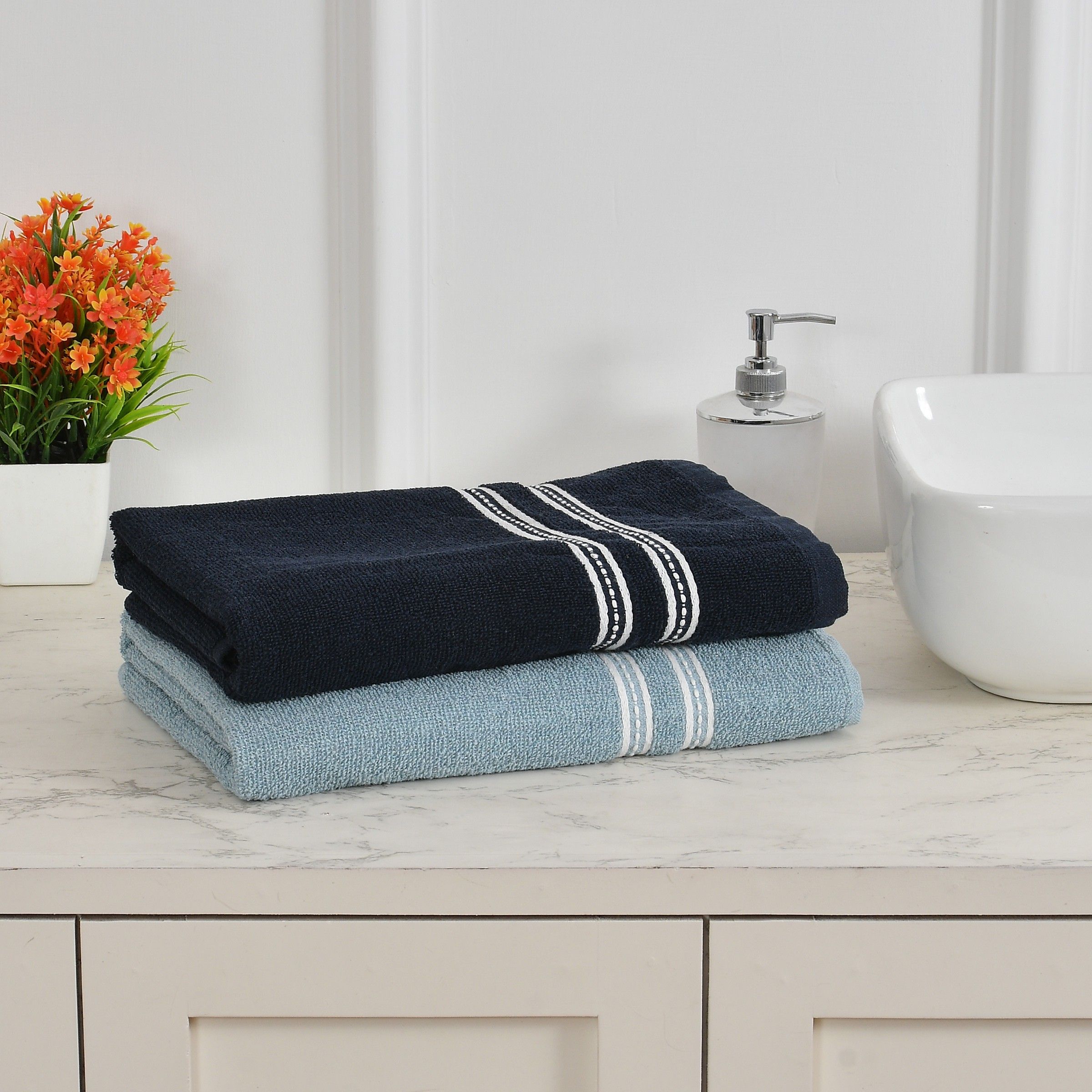 Cotton 400 GSM Bath Towel-image-41