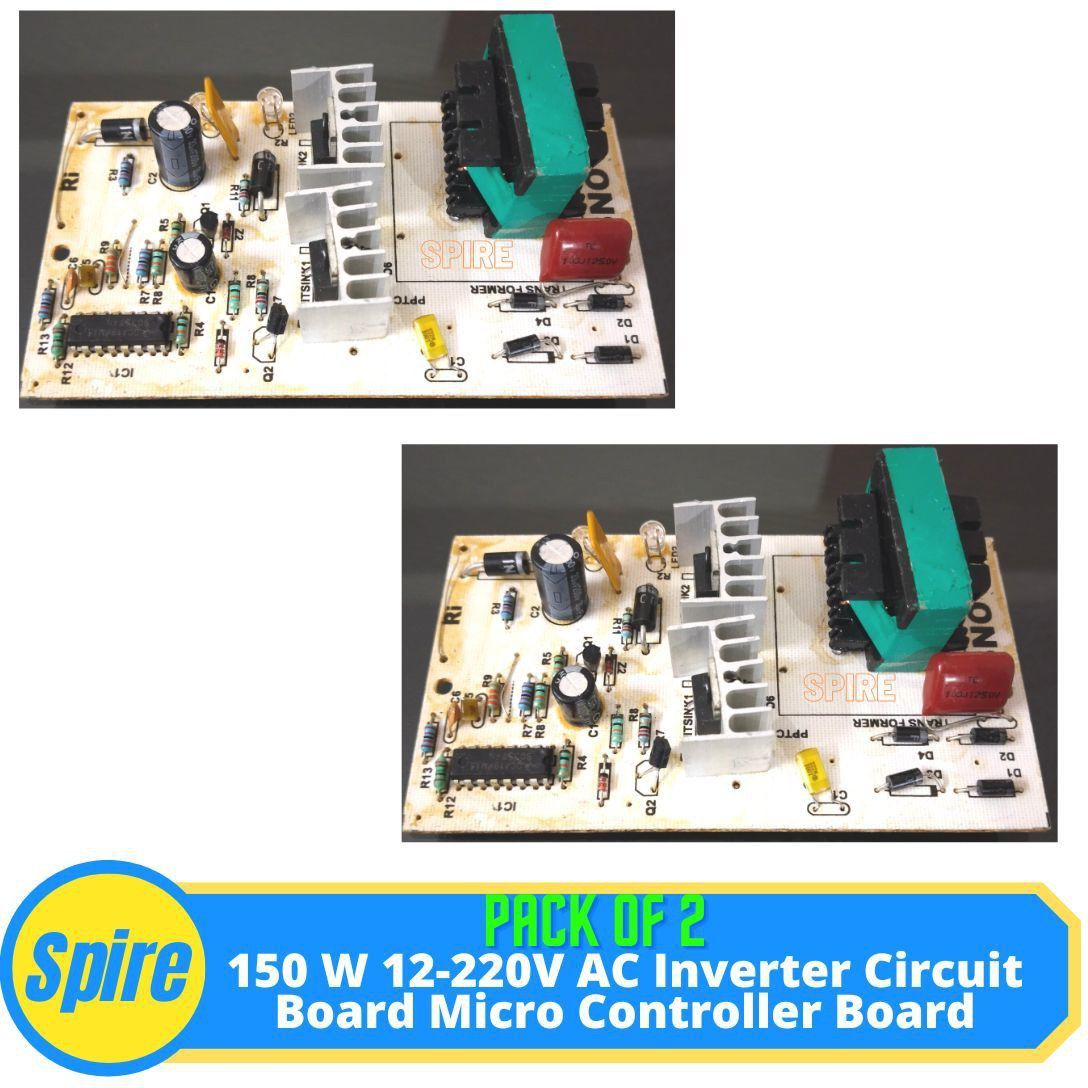 spire 150 W 12-220V AC Inverter Circuit Board Micro Controller Board Pack Of 2 Electronic Components Electronic Hobby Kit-picture-27