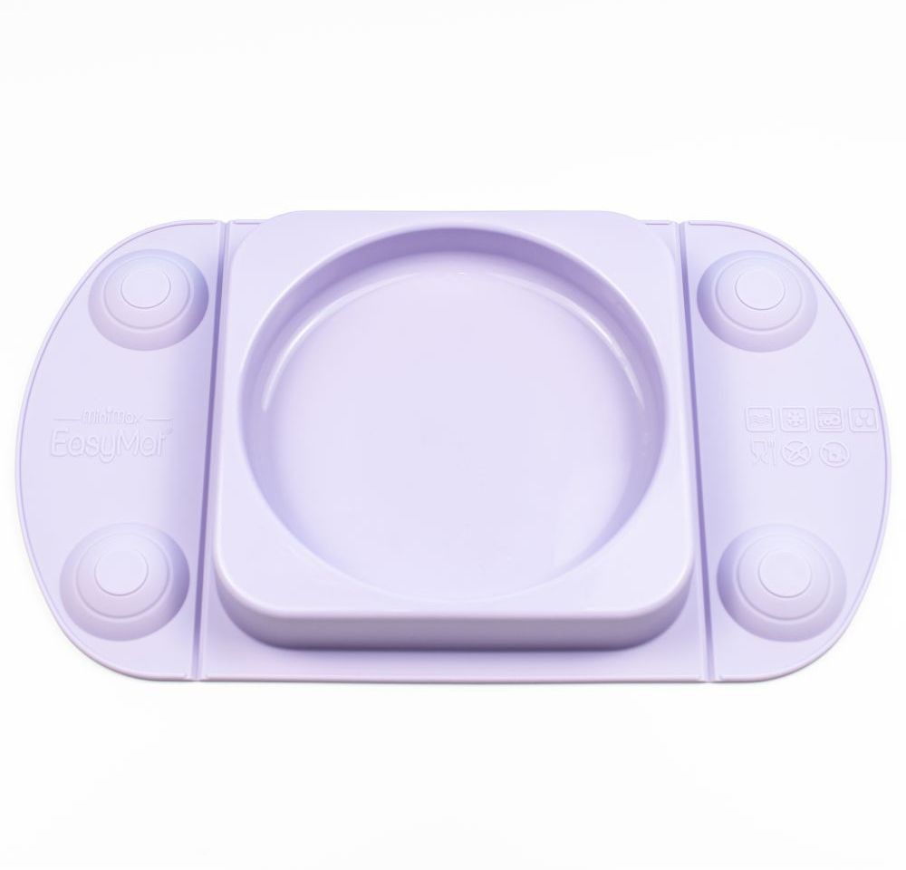 MiniMax Silicone Baby Weaning Suction Plate - Lilac-image-15