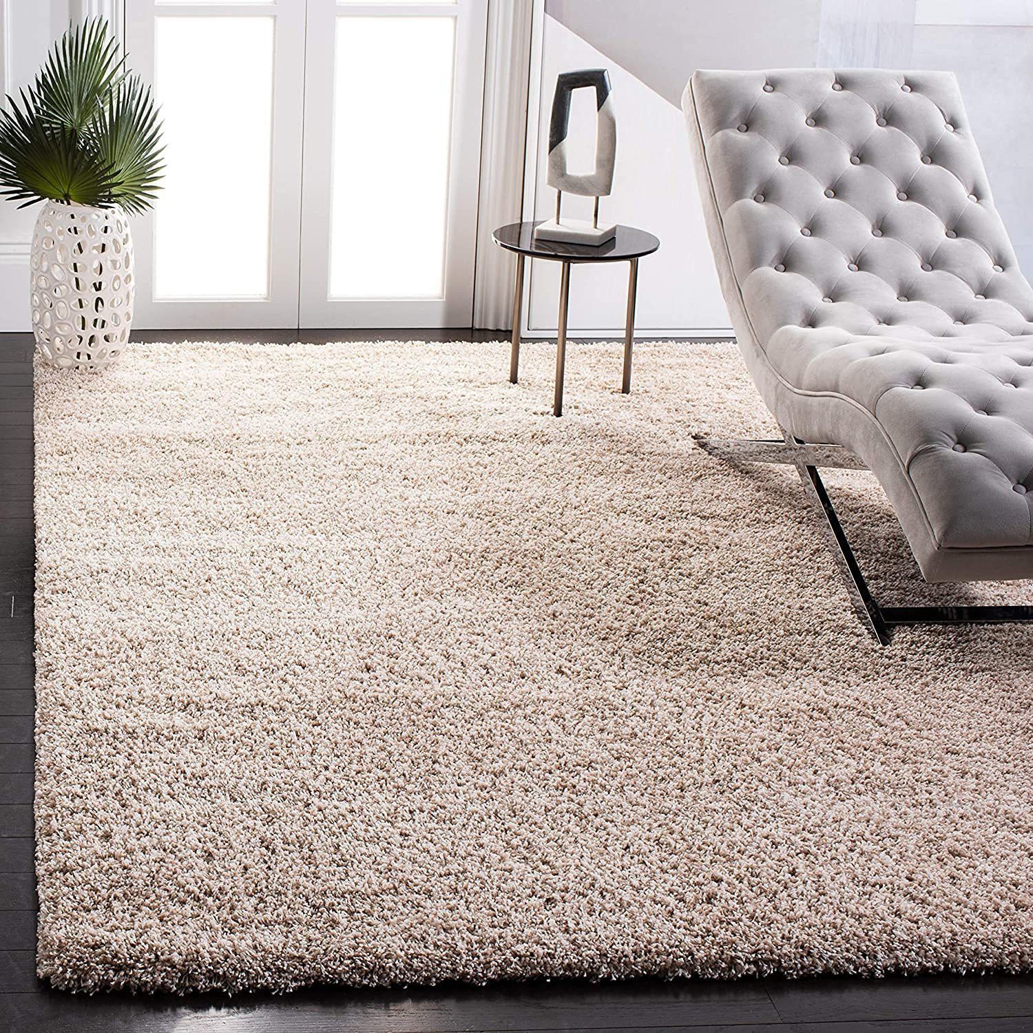 shag weaving Beige Polyester Carpet-picture-7