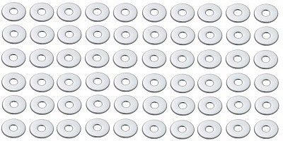 Premium Quality Stainless Steel Chrome Plated Round Wall Flange (Pack of 60) Plate Flange