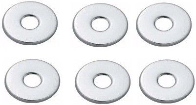Premium Quality Stainless Steel Chrome Plated Round Wall Flange (Pack of 6) Plate Flange-image-49