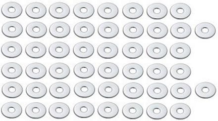 Premium Quality Stainless Steel Chrome Plated Round Wall Flange (Pack of 50) Plate Flange