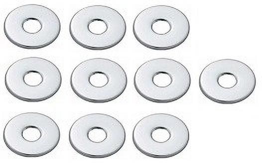 Premium Quality Stainless Steel Chrome Plated Round Wall Flange (Pack of 10) Plate Flange