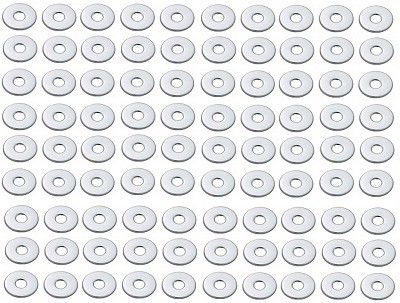 Premium Quality Stainless Steel Chrome Plated Round Wall Flange (Pack of 90) Plate Flange