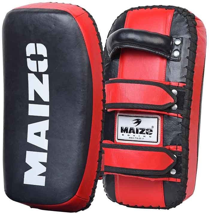 Muay Thai Pad Training Shield Arm Target MMA Punching Kicking Shield (2) Boxing Head Guard-image-3