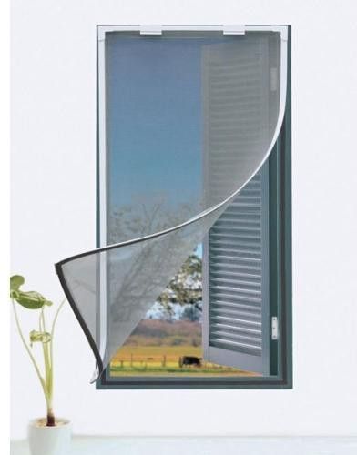 HDPE - High Density Poly Ethylene Infants Washable 2x6 ft black Window Mosquito Net Ready to Use with Self Adhesive Hook & LoopTape Mosquito Net-image-22