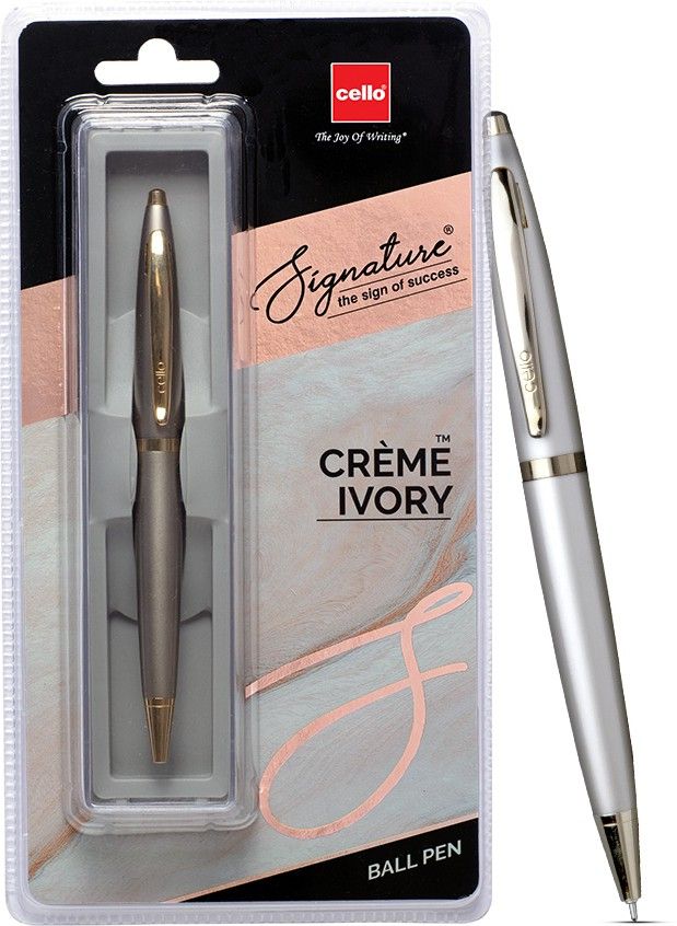 cello Signature Creme Ivory - Perfect Father's Day Gift for the Writing Enthusiast Ball Pen-picture-20