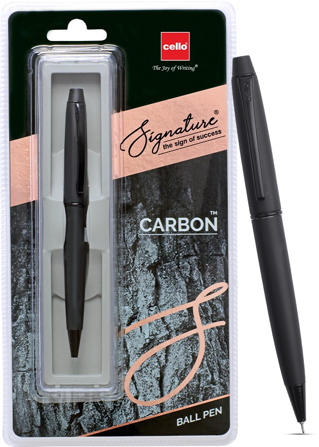 Cello Signature Carbon | The Perfect Father's Day Gift Ball Pen (Blue)