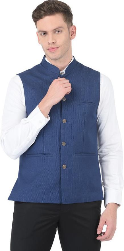 turtle Self Design Men Waistcoat-picture-11