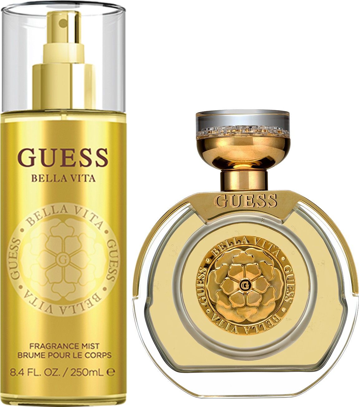 Bella Via Eau de Parfum 100ml + Body Mist 250ml