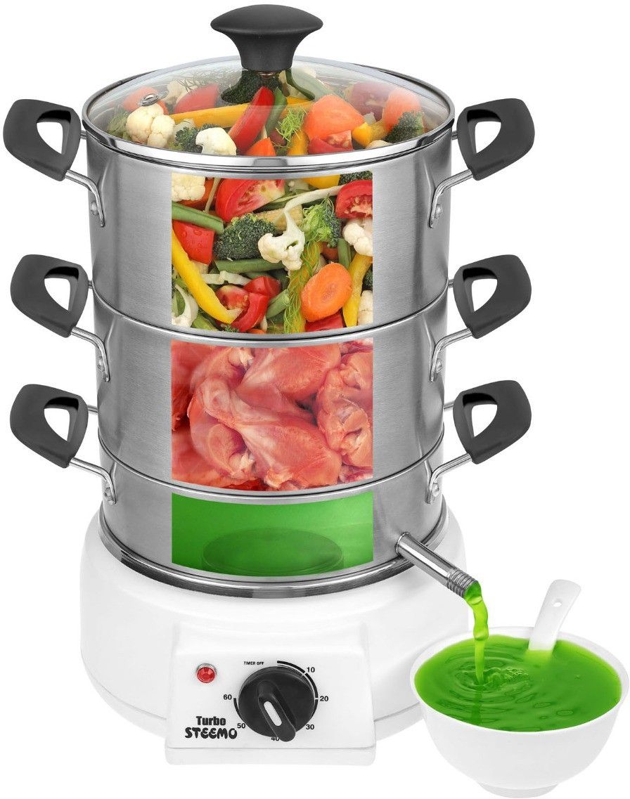 steemo ALL S.S. MODEL MULTI STEAM COOKER in FOOD GRADE STAINLESS STEEL Slow Cooker-picture-24