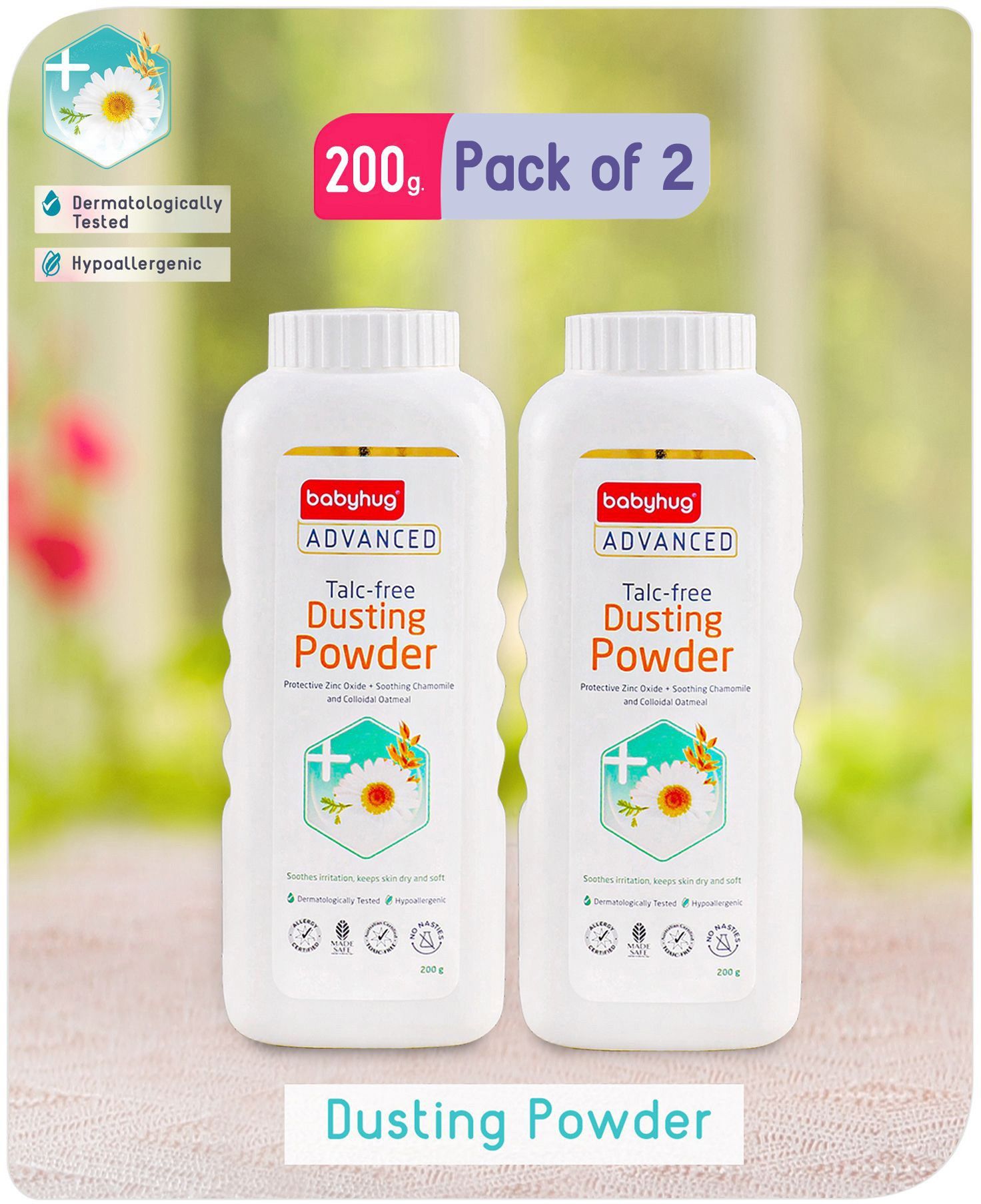 Advanced Talc-Free Dusting Powder - 200gm - Pack of 2-image-38