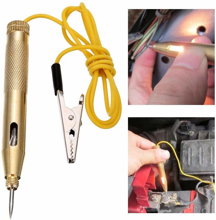 Electrical Circuit Test Pen DC 6V/12V/24V Probe Test Auto Repair Tools Analog Voltage Tester-image-22
