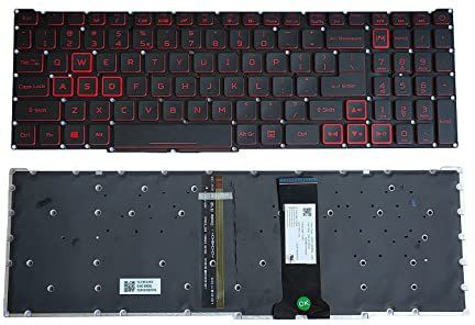 TechSonic Compatible for Acer Nitro7 Nitro 5 N17c1 AN515-41 AN515-42 Laptop Keyboard Replacement Key image 1