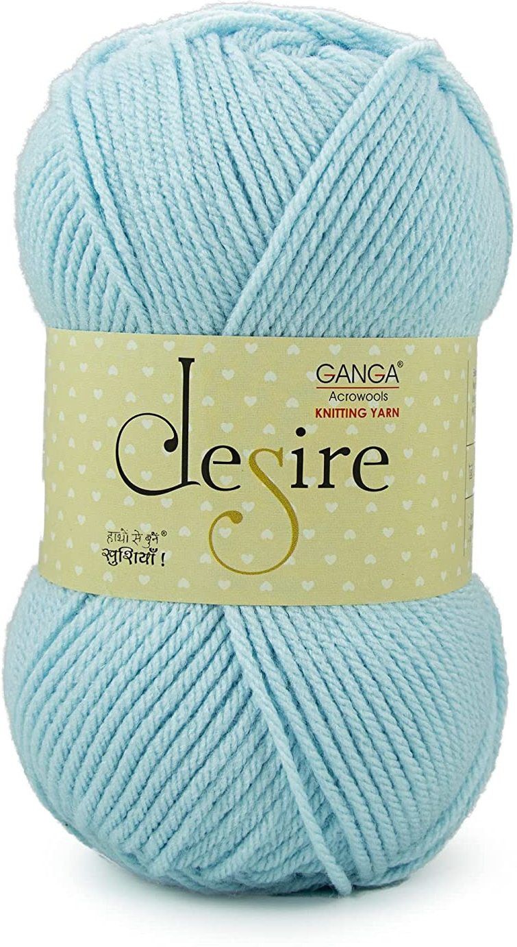 Desire Hand Knitting and Crochet yarn (Sky Blue) (200gms)