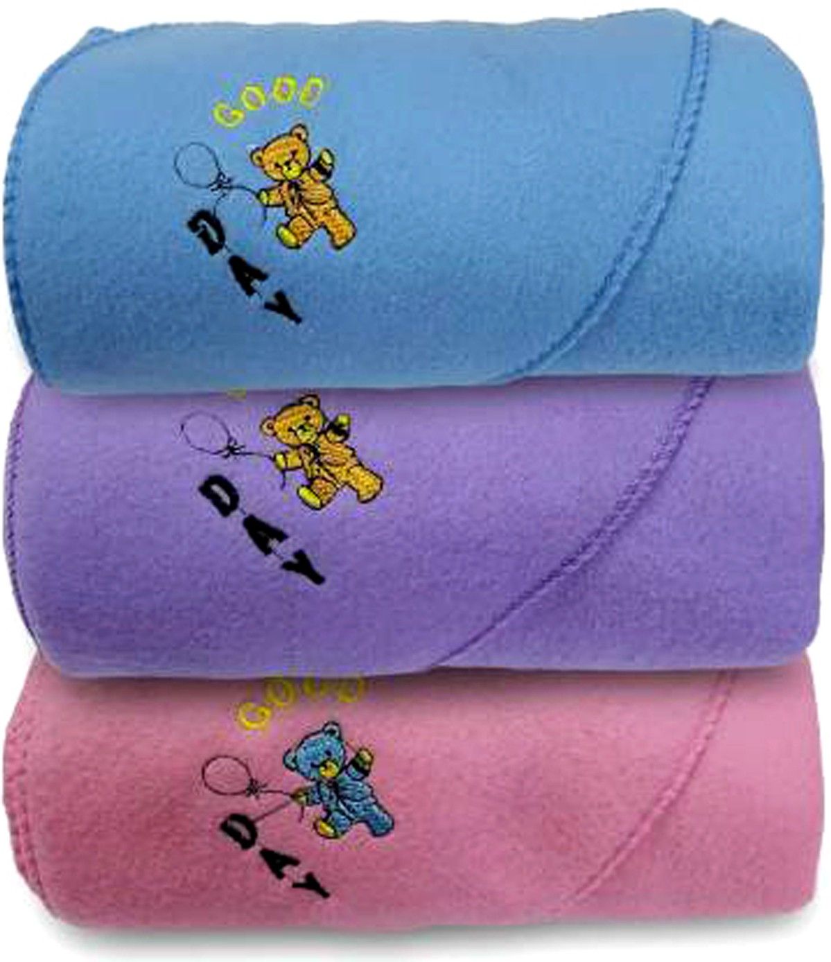 Embroidered Crib Hooded Baby Blanket forAC Room-image-38