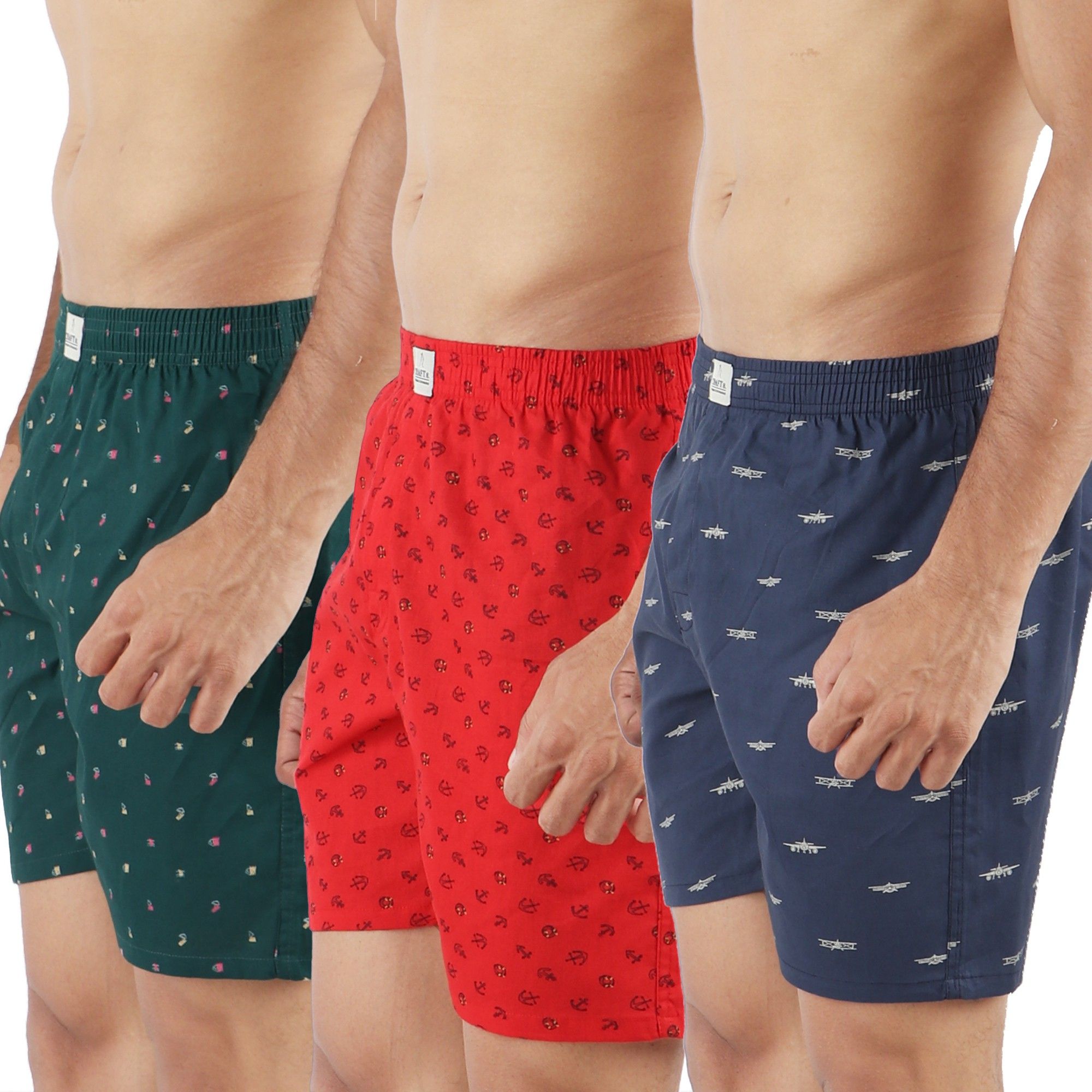 Pack of 3 Printed Men Boxer