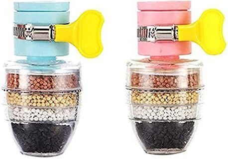 pramukh heavan 2 PCS Activated Carbon Water Faucet, Tap Filter for Drinking Water Tap Mount Water Filter-picture-28