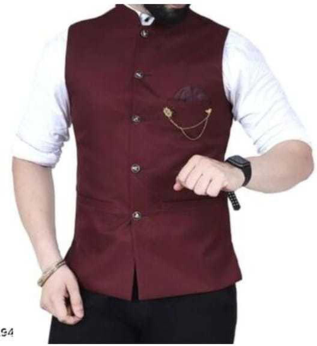 Solid Men Waistcoat