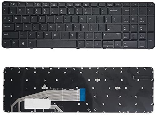 TechSonic 470 G4,9Z.NCGBV.101 831023-001 827028-001 Without Backlit US Layout Laptop Keyboard Replacement Key image 1