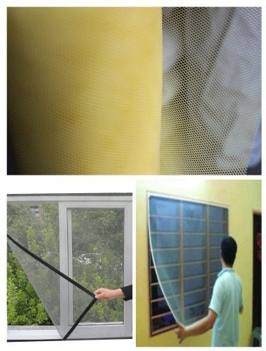 HDPE - High Density Poly Ethylene Infants Washable 5x5 ft ivory Mosquito Net for Window with Fiber Glass Mesh Mosquito Net-image-37