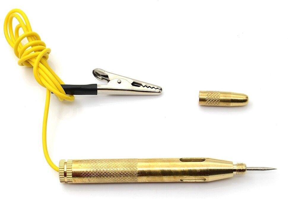 DC 6V 12V 24V Auto Car Light Circuit Lamp Test Pen Detector Analog Voltage Tester