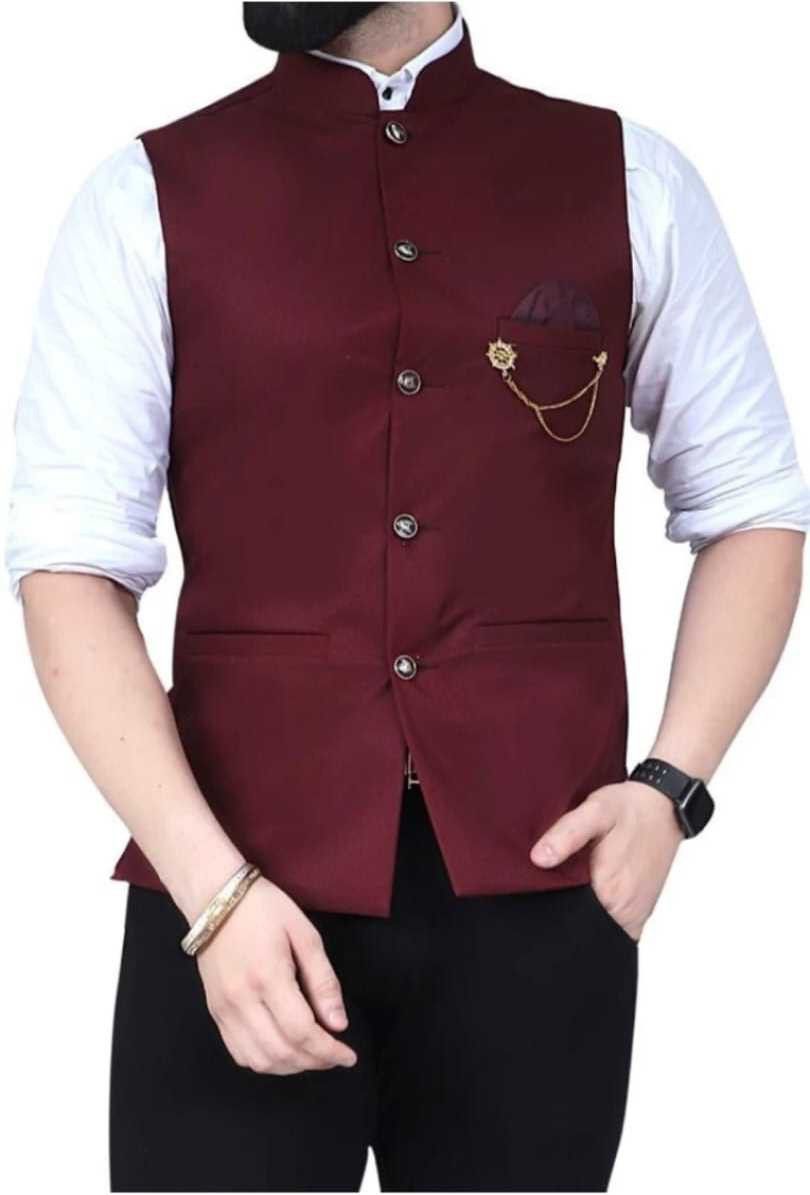 Solid Men Waistcoat