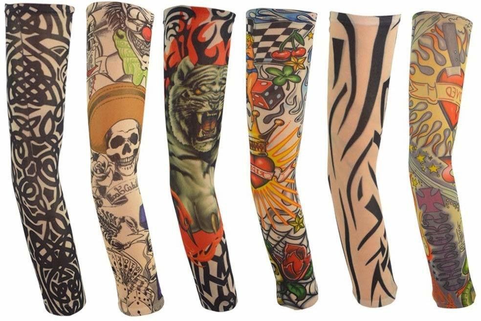 crystal zone Nylon Arm Sleeve For Men & Women With Tattoo-picture-3
