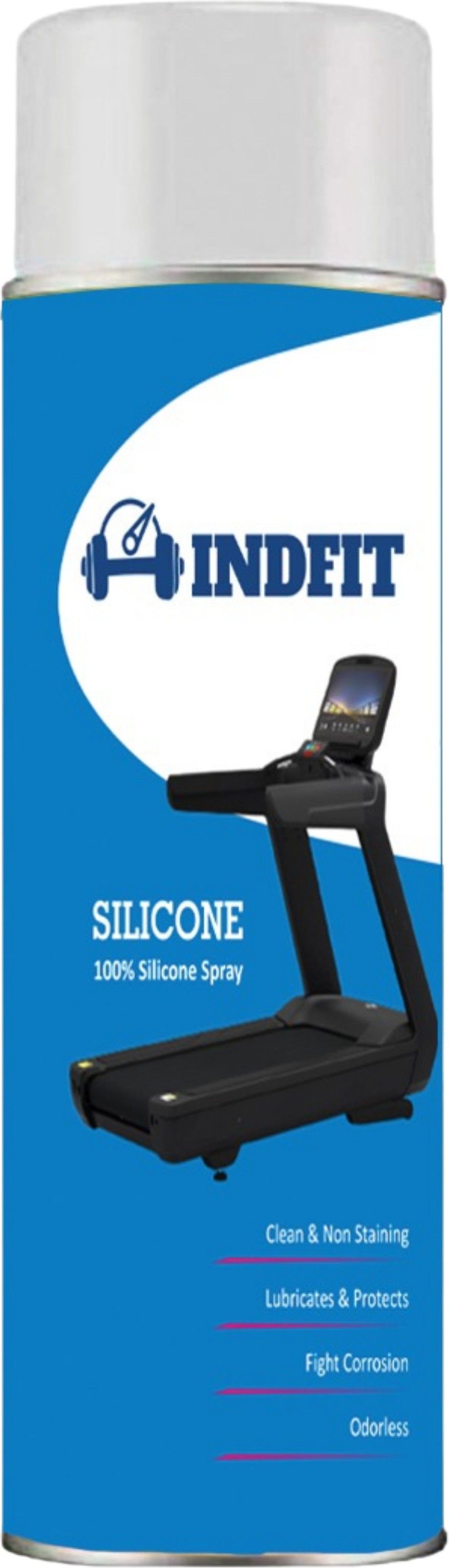 indfit Treadmill Lubricant Spray 100% Silicone Oil (550ml), to Smoothen Treadmill Belt Manual Sprayer-picture-21