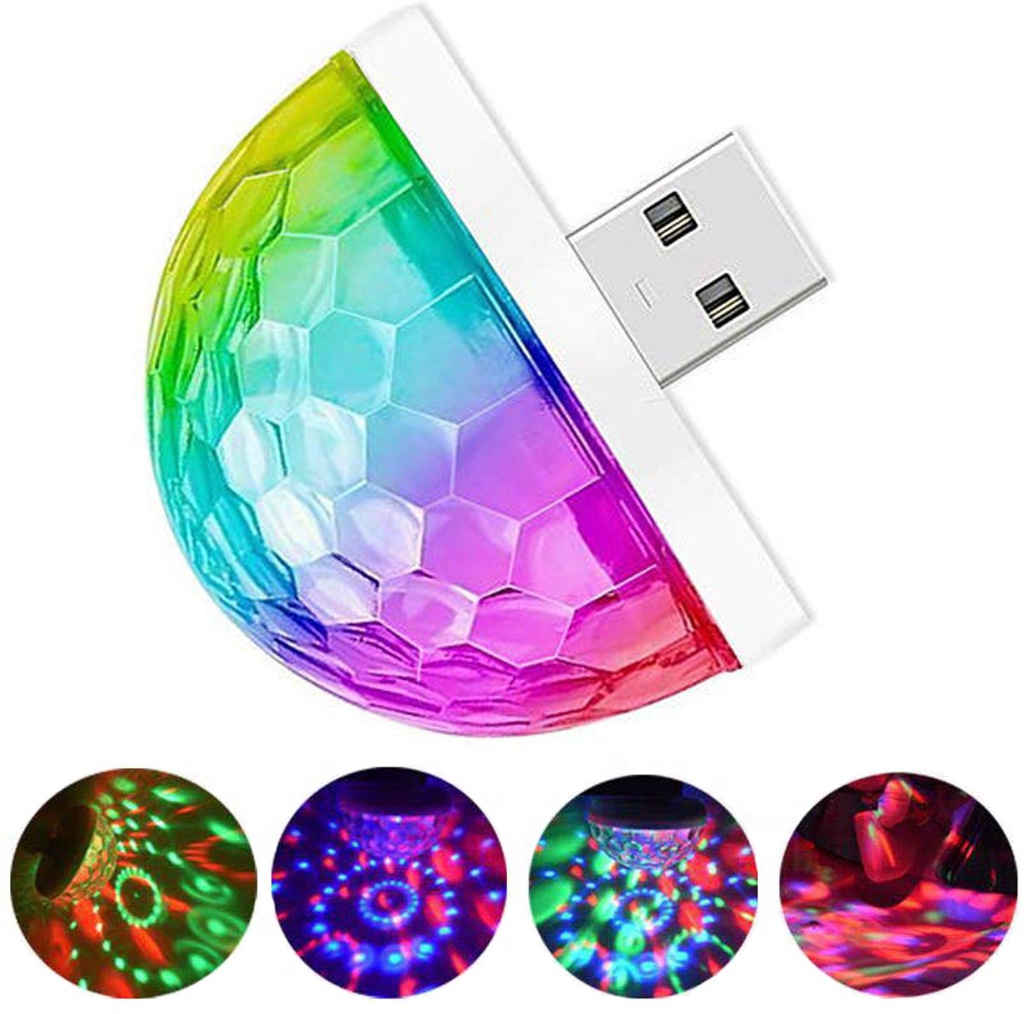 Upgraded Quality USB Disco Light LED Disco Projection Light for Home Bedroom Single Disco Ball-image-31