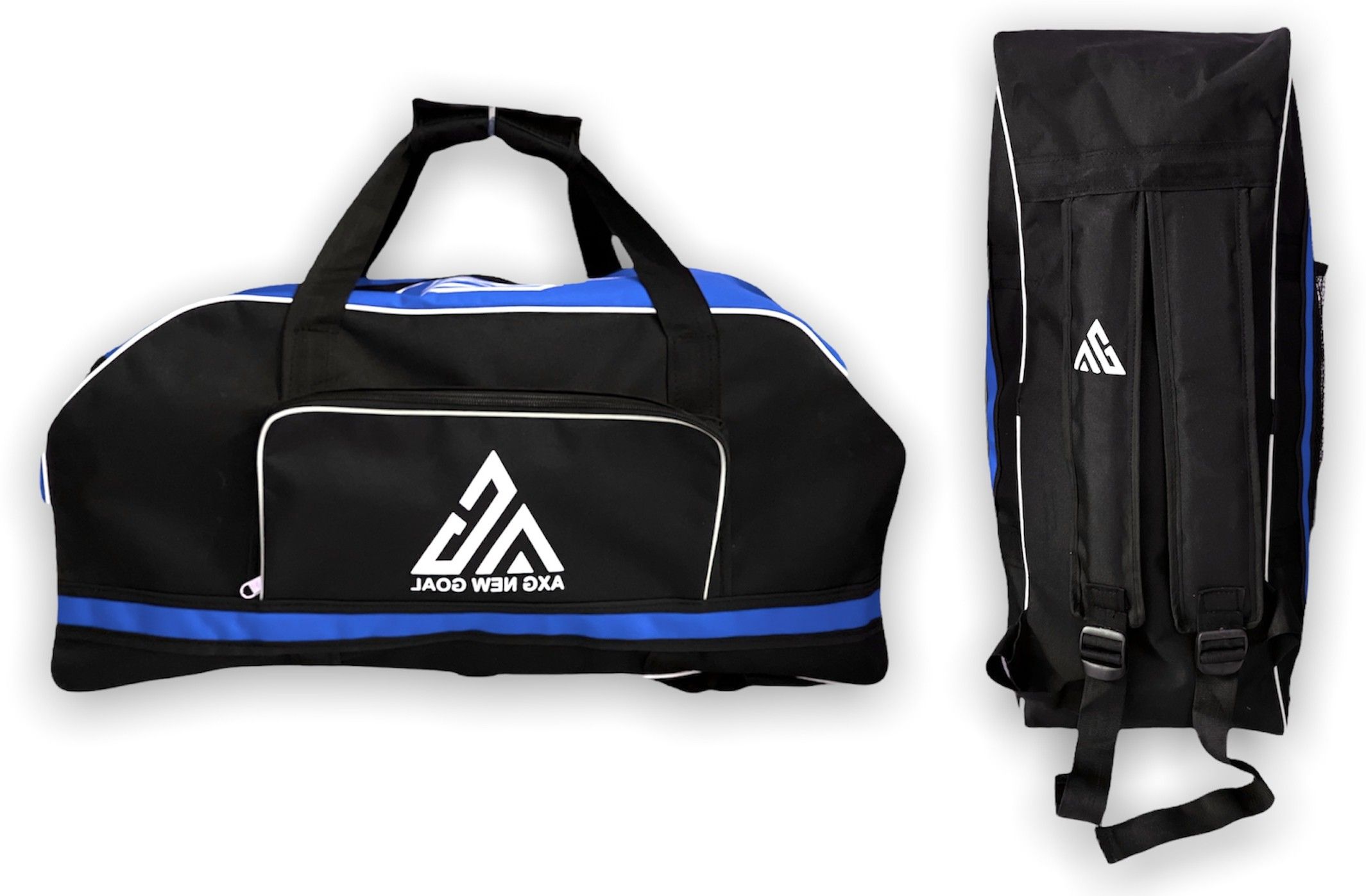 60 L Hand Duffel Bag - 60L Heavy Duty Duffel cum Backpack with bottle holder and 1 extra pocket - Blue - Large Capacity-image-37