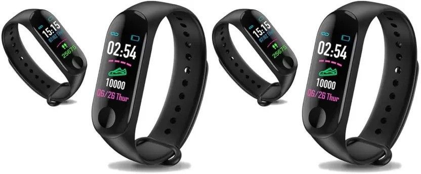 Famekart M3 Smart Band For Track Heart Rate, Step Track With OLED Diplay Pack of 4-image-6