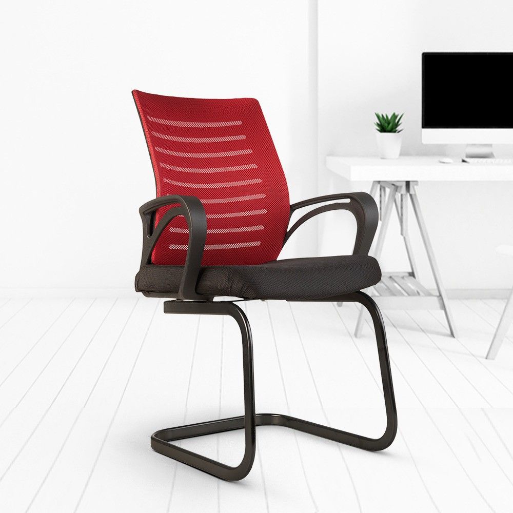 Desire C104 Mesh Mid-Back Visitor Chair Fabric Office Visitor Chair-image-32