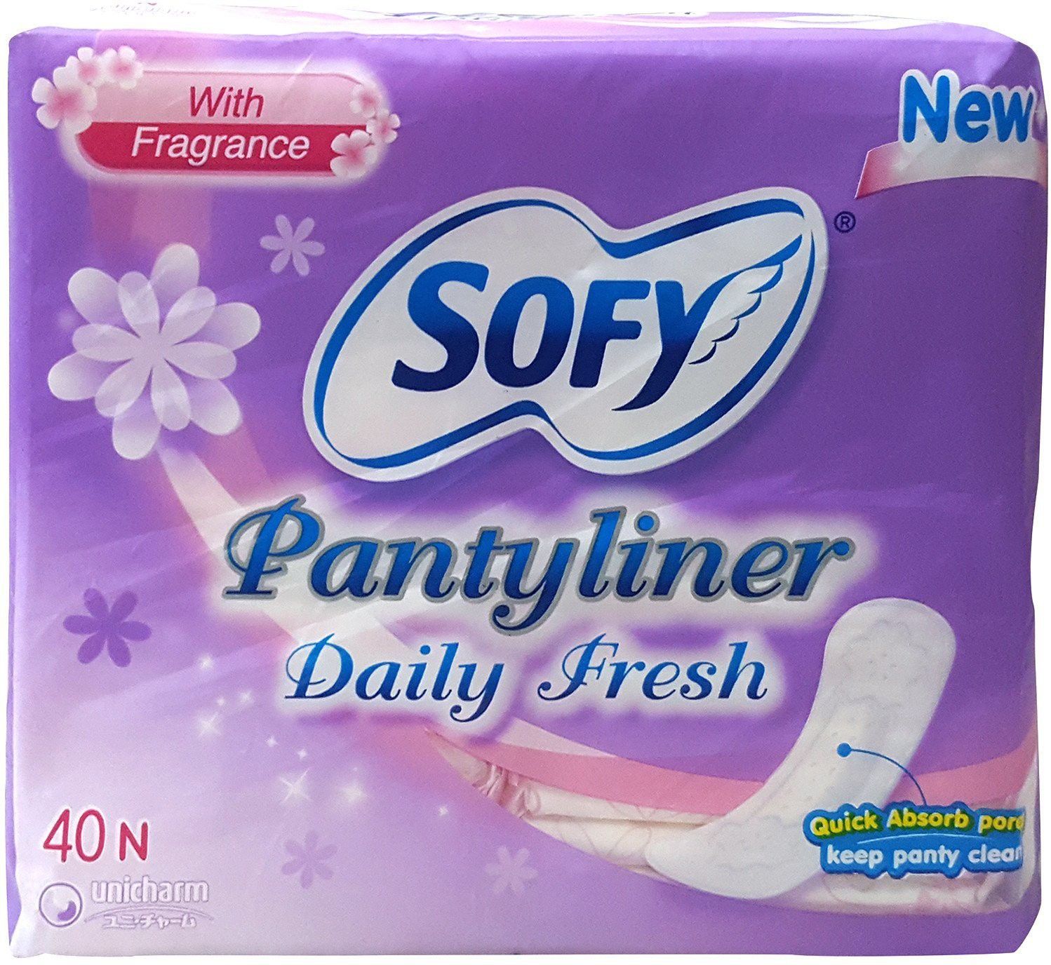 Pantyliner DAILY FRESH, 40 Pcs (Pack Of 1) Pantyliner-image-48