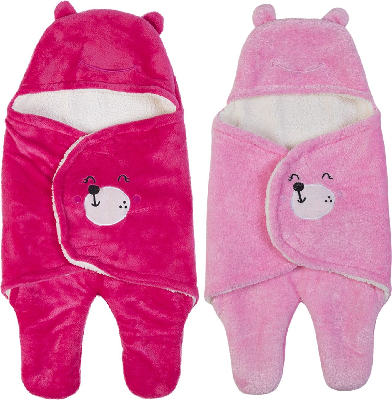 Printed Single Hooded Baby Blanket for AC Room-image-13