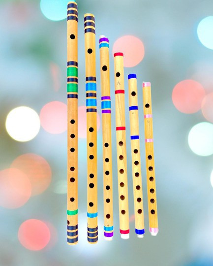 maga mart Flute Six Pcs Set G Sharp C Sharp A Scale B Scale C Scale G Scale Flute Bamboo Flute image 1