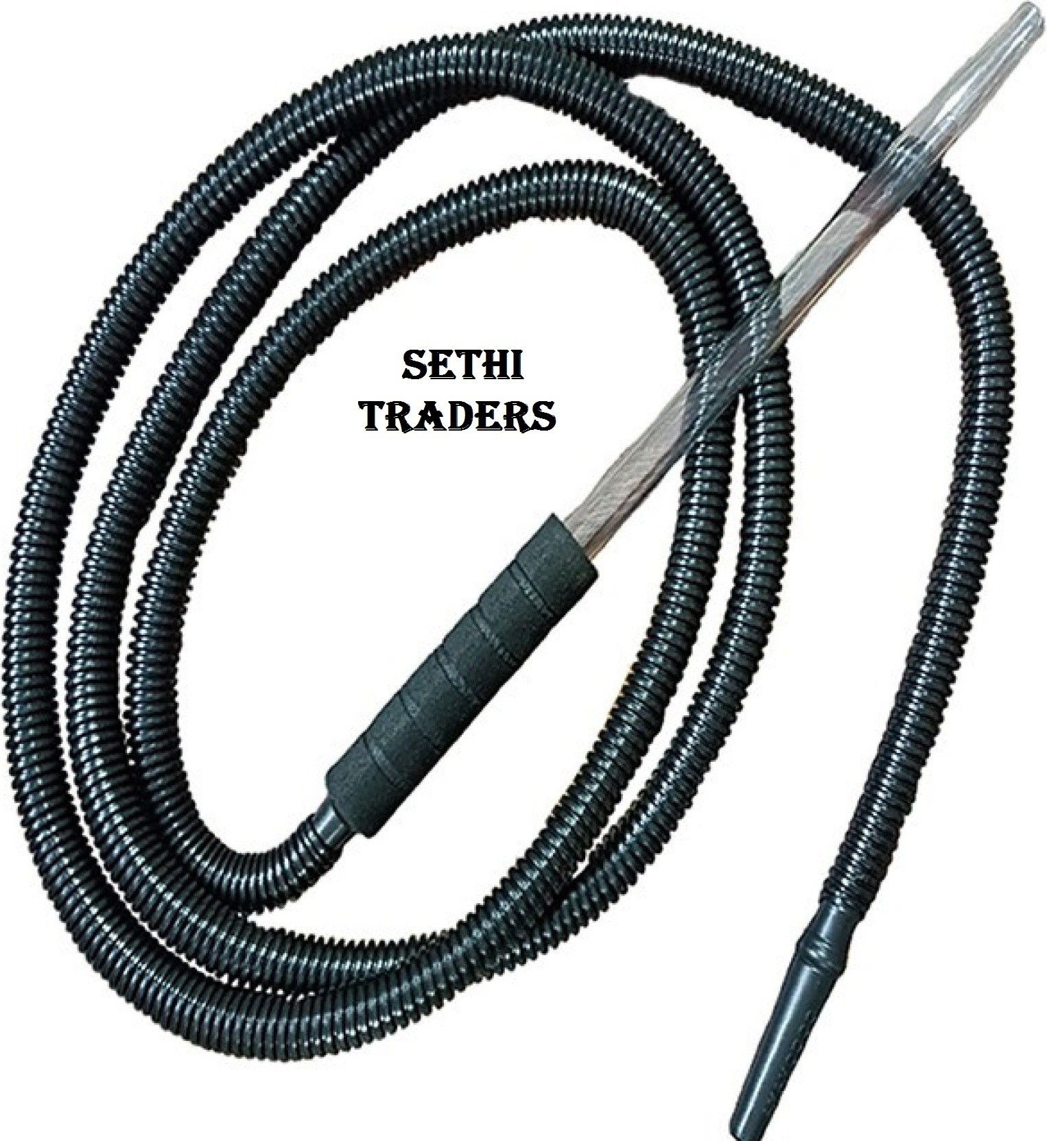 sethi traders Plastic Black Hookah Hose 1 m-picture-25
