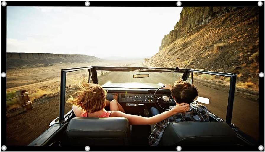 royality 50 Inch- 3.7Ft x 2.1Ft Anti-Creased, Foldable Anti-Light,16:9 4K Eyelet HG R+1 Projector Screen (Width 112 cm x 63.5 cm Height)-image-45