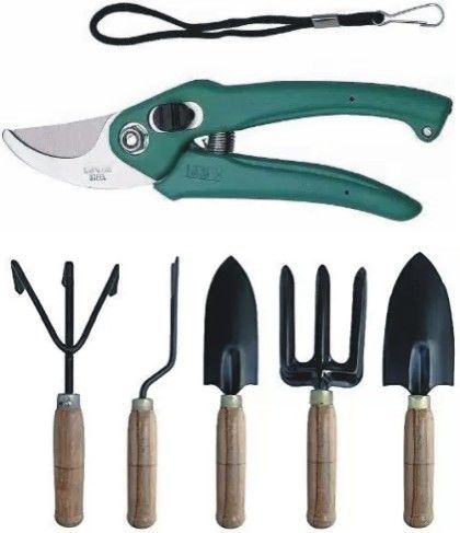 Garden Tool Set of 5 Tool & Pruner cutter for gardening Garden Tool Kit