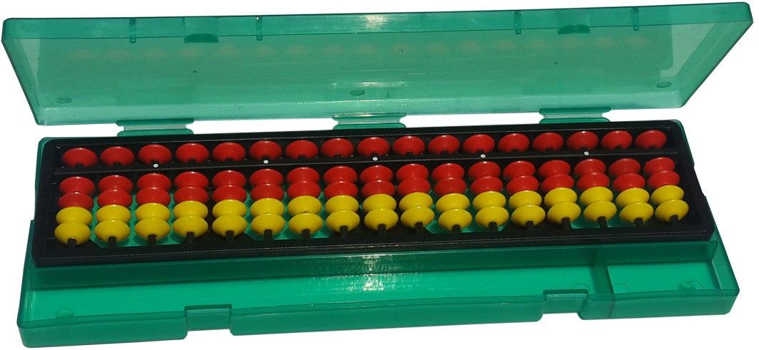 sae fashions 17 ROD RED AND YELLOW ABACUS KIT WITH BOX-picture-26