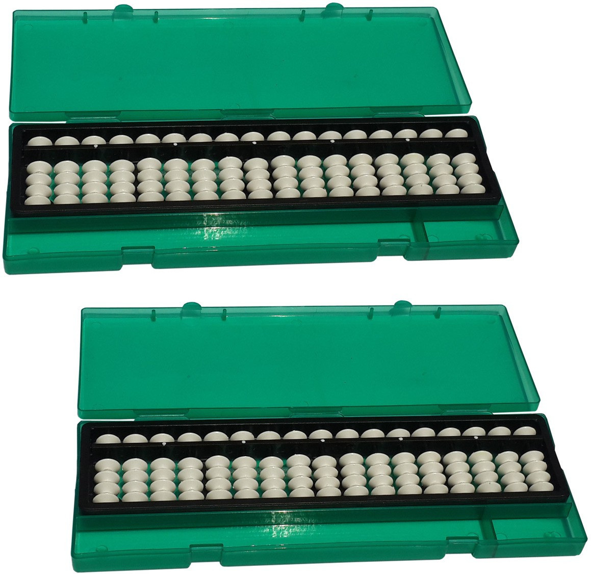 sae fashions 17 ROD WHITE ABACUS KIT WITH BOX SET OF 2 image 1