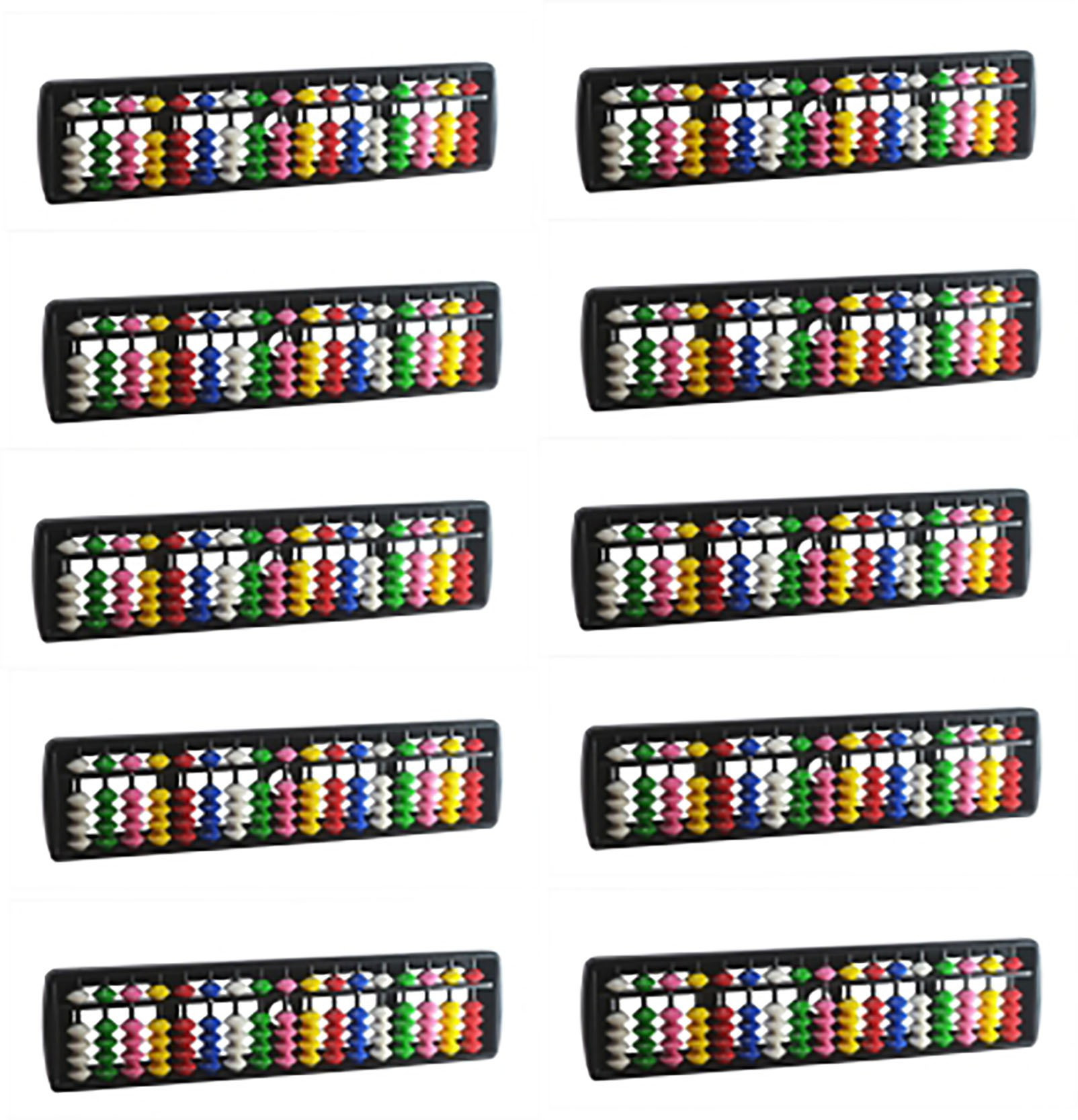 sae fashions Sae Multicolor 17 Rod Abacus Kit Set Of 10 image 1