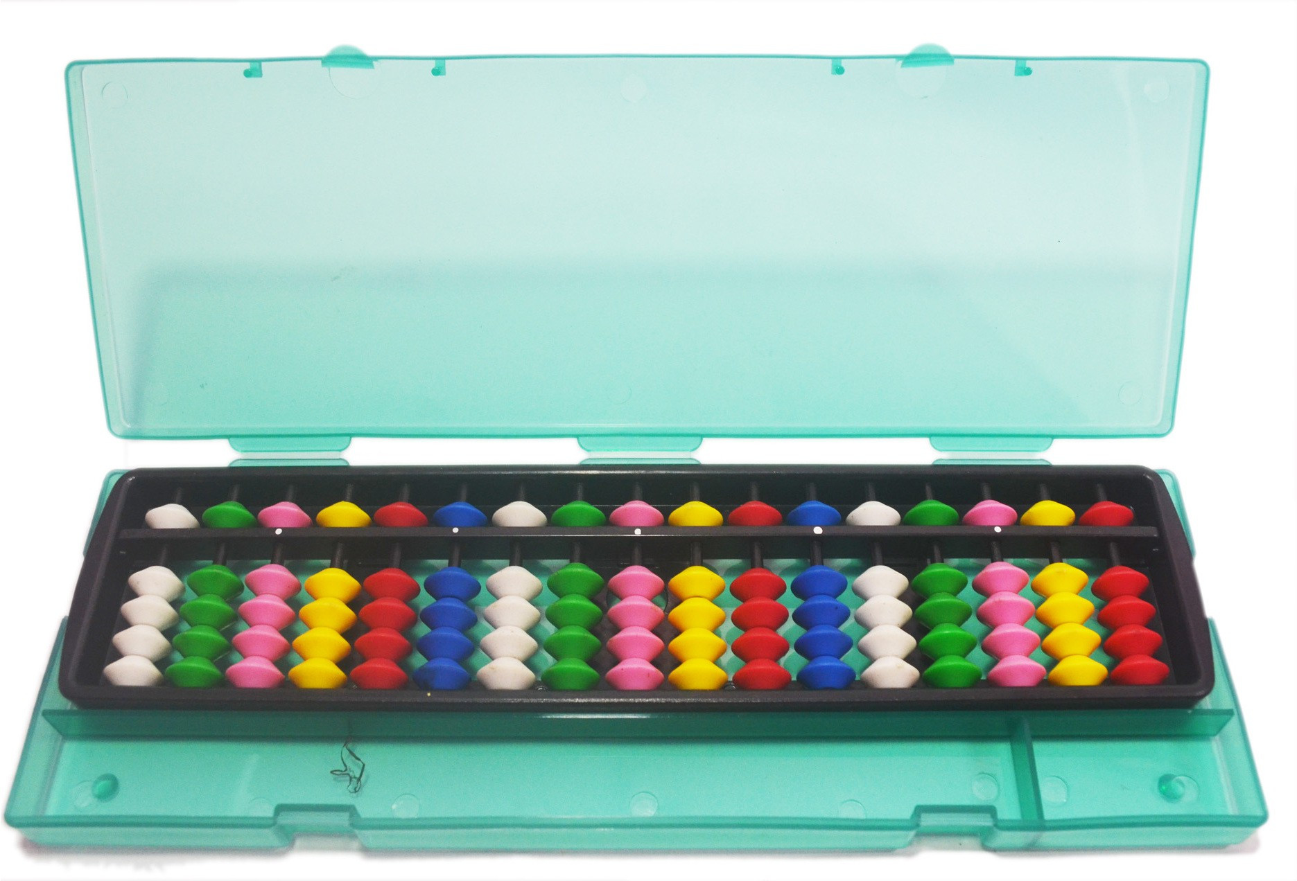 djuize 17 Rod Multicolor Abacus with Box image 1