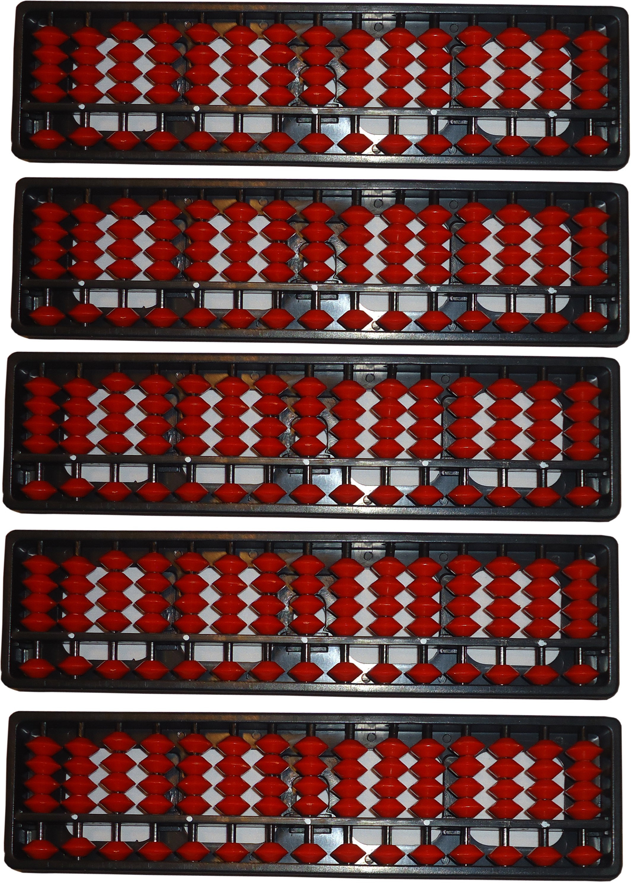 sae fashions RED15 ROD ABACUS KIT SET OF 5 image 1